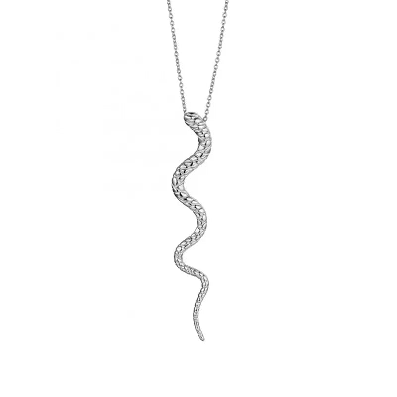 Snake Drop Necklace