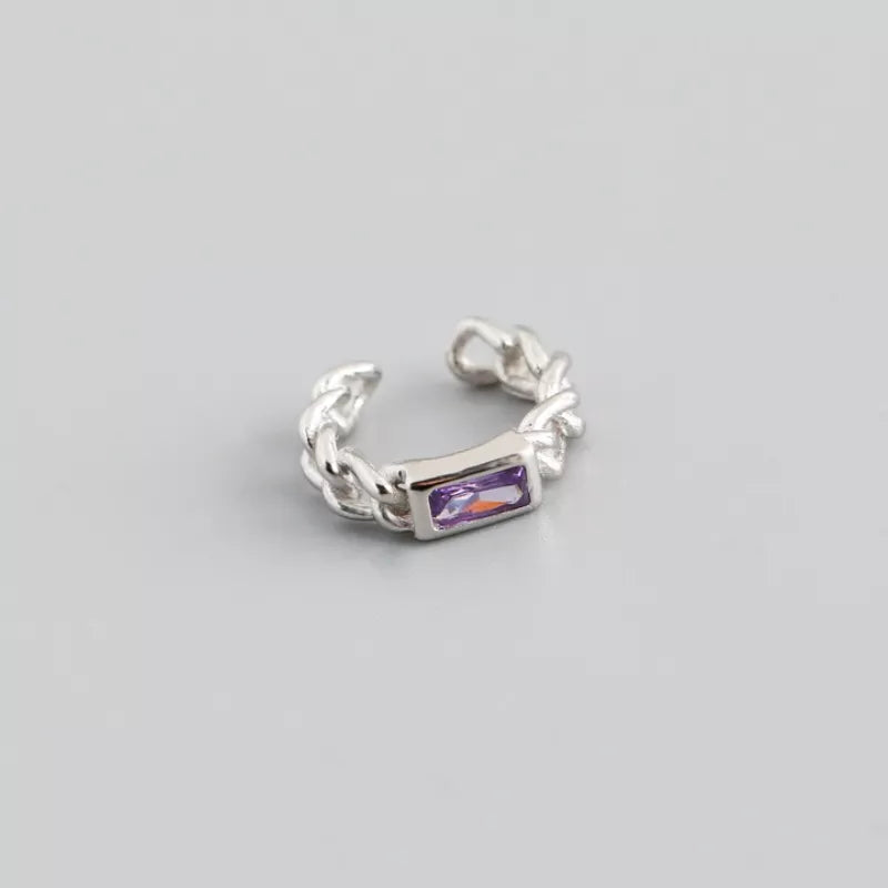 Bari Earcuff Amethyst