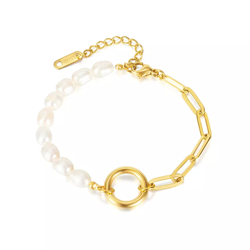 Golden Pearl Bracelet