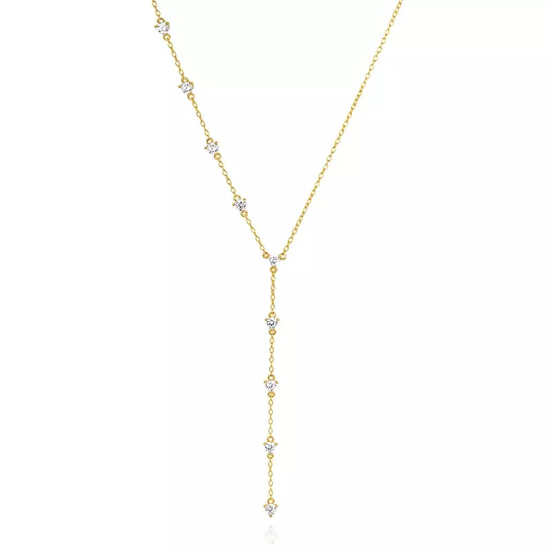 Zircon Y Necklace