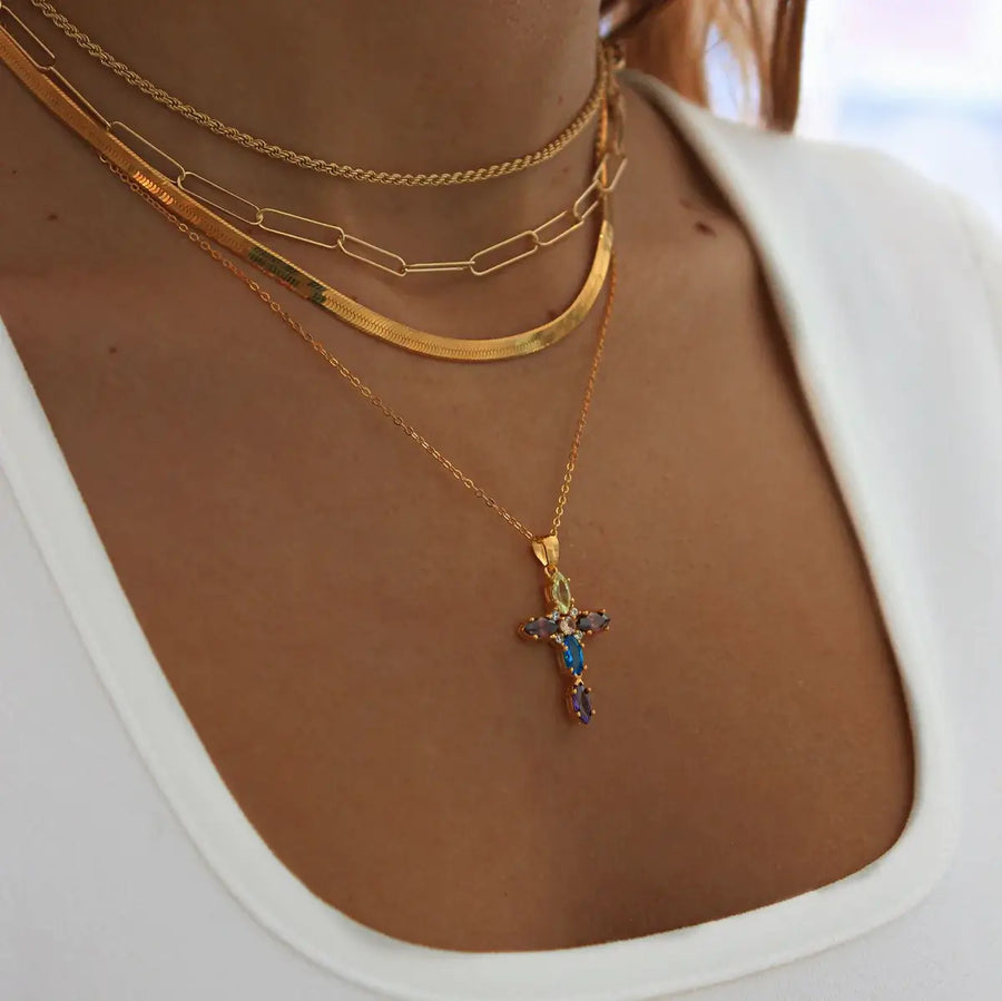 Queen Cross Necklace